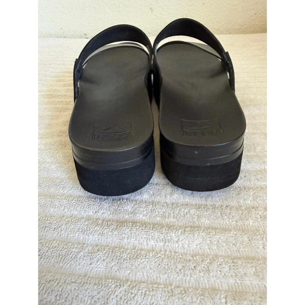 Reef Womens Blaxl Double Strap Platform Slide Sandals Size 9